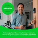 Ver imagem 2 de Fechadura Inteligente Fr 221 de Embutir por Senha e Digital para Portas Pivotantes Inox Intelbras