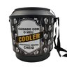 Cooler Térmico Lata de Cerveja Caixa Redondo para 30 Latas Grande Black Adesivado 21 Litros - 8