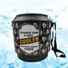 Cooler Térmico Lata de Cerveja Caixa Redondo para 30 Latas Grande Black Adesivado 21 Litros - 1
