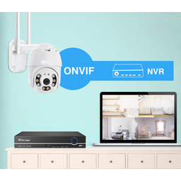 Camera de Segurança A6 Wifi Noturna Ptz Sensor Áudio 1080p 2.0 Mp Yousee - 5