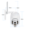 Camera de Segurança A6 Wifi Noturna Ptz Sensor Áudio 1080p 2.0 Mp Yousee - 2