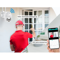 Camera de Segurança A6 Wifi Noturna Ptz Sensor Áudio 1080p 2.0 Mp Yousee - 3