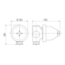 Ver imagem 2 de Base Misturador Monocomando P/ Banheira ou Chuveiro Alta Vazão 3/4 - Docol Unico