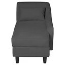 Ver imagem 3 de Recamier Diva França 1,40m Suede Grafite - Inova Decor