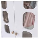 Ver imagem 4 de Guarda Roupa Infantil Ambiente Aconchego 4 Portas Branco Jequitibá Hp - Henn