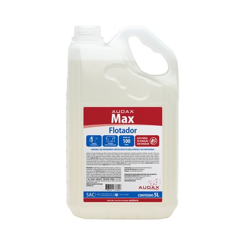 Limpador Multiuso Flotador 5 Litros Max Audax LIMPADOR MULTIUSO FLOTADOR AUDAX MAX 5LT