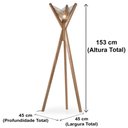 Ver imagem 2 de Luminária Fulô Ozki 153 Cm (altura) Madeira Eucalipto Cedro Corda Couro Reconstituído