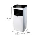 Ver imagem 4 de Ar Condicionado Portátil Hq 10.500 Btus Frio Monofásico Branco Hq-ap10500fw 127v
