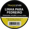 Linha Pedreiro Nylon Trançada 0,8mmx50m Bca com 2 Tradestar - 3