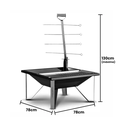Ver imagem 6 de Churrasqueira Fogo de Chão para Costelão 1 Estaca Móvel Aço