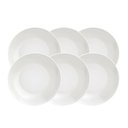 Ver imagem 1 de Kit Prato Fundo Tramontina Leonora em Porcelana 21 Cm 06 Peças Tramontina