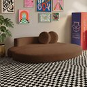 Ver imagem 6 de Sofá Cama Cosi 1,88m Xpand Tech Tecido Bouclê Marrom Cama Inbox