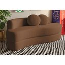 Ver imagem 1 de Sofá Cama Cosi 1,88m Xpand Tech Tecido Bouclê Marrom Cama Inbox