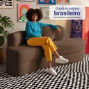 Ver imagem 7 de Sofá Cama Cosi 1,88m Xpand Tech Tecido Bouclê Marrom Cama Inbox