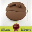 Ver imagem 3 de Sofá Cama Cosi 1,88m Xpand Tech Tecido Bouclê Marrom Cama Inbox