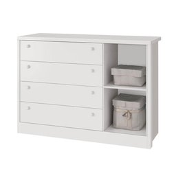 Cômoda Infantil Joãozinho Branco Acetinado – Reller - 2