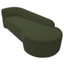 Ver mais imagens de Kit Divã Recamier Orgânico França 250cm Lado Direito e 2 Poltronas Amore Linho
