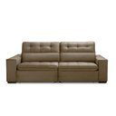 Ver imagem 1 de Sofa Retratil Reclinavel 2 Lugares 2,10 Vitória Veludo Capuccino Lansofbr