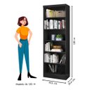 Ver imagem 5 de Estante Prateleira de Livro Multiuso 183 Altura Midria - ÉdeCasaMóveis                                                                         