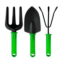 Ver imagem 1 de Kit Conjunto 3 Peças Ferramentas para Jardinagem Jardim