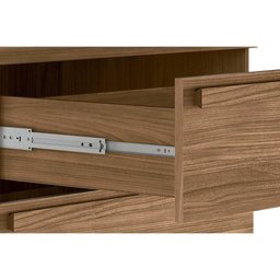 Cômoda Casal Málaga Gold 2 Portas e 5 Gavetas Jatoba - Santos Andirá - 5