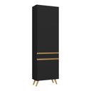 Ver imagem 2 de Paneleiro 2 Portas Veneza Gb Multimóveis Mp3746 Preto