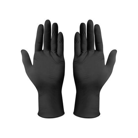 Luva Wurth Nitrilica Descartavel N.10 Preta