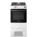Ver imagem 3 de Fogão Esmaltec Ideal Master 4 Bocas 50l Bivolt Branco com Mesa Inox Acendimento Automático