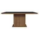 Ver imagem 4 de Mesa de Jantar Retangular Tampo com Moldura Rustic/Preto 5275 Madesa