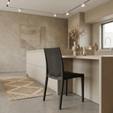 Ver imagem 6 de Cadeira Empilhável Estilo Rattan Resistente para Área Gourmet, Restaurante e Sala de Jantar - Preto