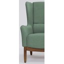 Ver imagem 7 de Poltrona Dekorien Milena Linho Verde Salvia Alto Acabamento