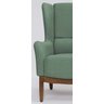 Poltrona Dekorien Milena Linho Verde Salvia Alto Acabamento - 7