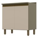 Ver imagem 1 de Balcão de Cozinha Évelin 2 Portas 60 Cm Duna Cristal – Henn