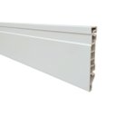 Ver imagem 1 de Rodapé Wpc Branco Frisado 10x1,5x240cm - Stato