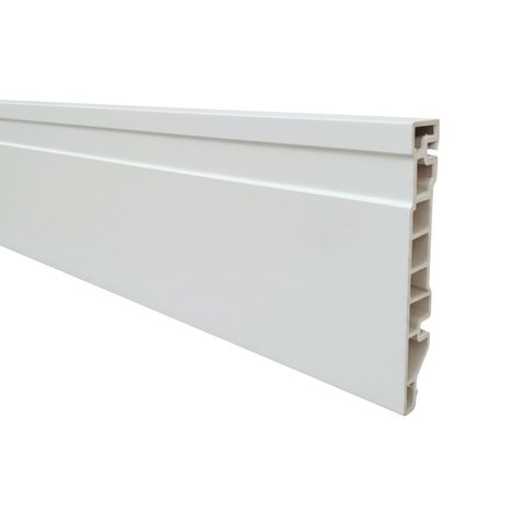 Rodapé Wpc Branco Frisado 10x1,5x240cm - Stato