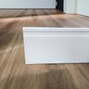 Ver imagem 3 de Rodapé Wpc Branco Frisado 10x1,5x240cm - Stato