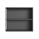 Ver imagem 3 de Espelheira Multiuso para Banheiro 60cm P1015 Preto Grafite