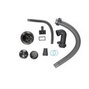 Ver imagem 3 de Cuba Gourmet Quadrada Aço Inox 304 Preta 44x44 Acessórios