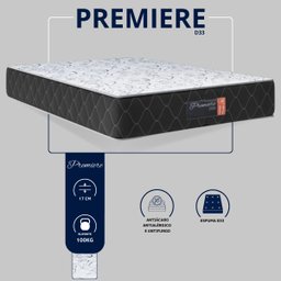 Colchão Casal Premiere D33 Semi Ortopédico 17x138x188 - 3