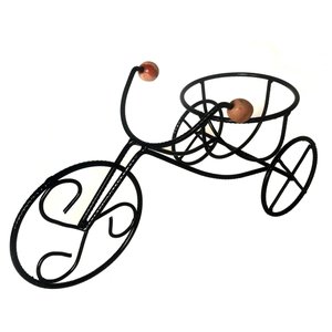 Bicicleta Jardim Suporte Vaso de Flor de Mesa em Ferro