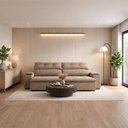 Ver imagem 1 de Painel Ripado Decorativo para Sala de Estar 320cm x 240cm MDF Luna Casa Lar Shop