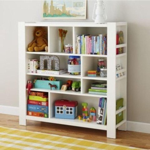Estante Organizadora Catarina Porta Livros MDF 100cm Branco Woodcore