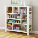 Ver imagem 1 de Estante Organizadora Catarina Porta Livros MDF 100cm Branco Woodcore