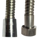 Ver imagem 2 de Flexíel para Ducha Extra Longo 5 Metros 1/2 Inox Importado - Flex5000