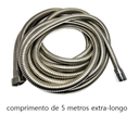 Ver imagem 3 de Flexíel para Ducha Extra Longo 5 Metros 1/2 Inox Importado - Flex5000