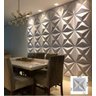 Revestimento 3d Modelo Estrela Placa Luxo Parede Decorativo - 5