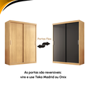 Ver imagem 6 de Guarda Roupa Solteiro Roma 2 Portas Corre 2gav Teka Madrid