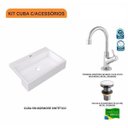 Ver imagem 3 de Kit Cuba XRT55 Torneira 1198 Metal Válvula Click 1 Polegada G Compace