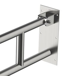 Barra de Apoio Articulável Docol 974816 com 80cm Inox Escovado - 2