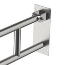 Ver imagem 2 de Barra de Apoio Articulável Docol 974816 com 80cm Inox Escovado